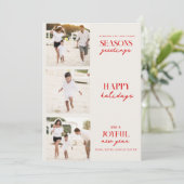季節のごあいさつホリデークリスマスカードの写真 シーズンカード (スタンド正面)