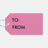 季節のごあいさつホリーツリー2 – トーンピンク/白 ギフトタグ (裏面横)