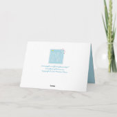 季節のごあいさつホワイトブルーカード シーズンカード (裏面)