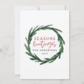 季節のごあいさつマルチフォトクリスマス セーブザデート (裏面)