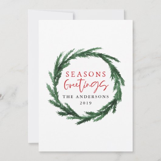 季節のごあいさつマルチフォトクリスマス セーブザデート (裏面)