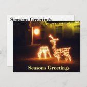 季節のごあいさつメリークリスマスディアポストカード シーズンポストカード (正面/裏面)