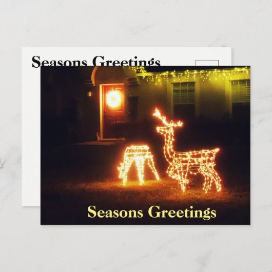 季節のごあいさつメリークリスマスディアポストカード シーズンポストカード (正面/裏面)