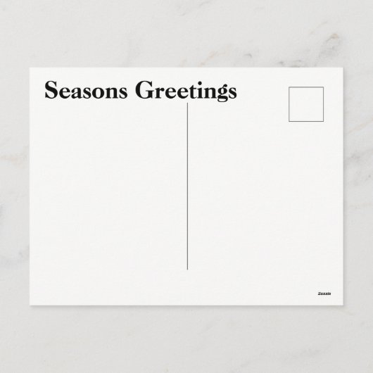 季節のごあいさつメリークリスマスディアポストカード シーズンポストカード (裏面)