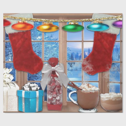 季節のごあいさつラップ紙 ラッピングペーパー (フラット)