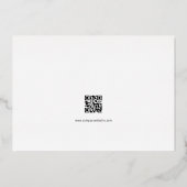 季節のごあいさつ企業のロゴラグジュア実在リー 箔シーズンカード (裏面)