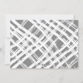 季節のごあいさつ平文シンプル字斜体の灰色 シーズンカード (裏面)