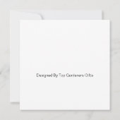 季節のごあいさつ引用文とブラック文字 シーズンカード (裏面)