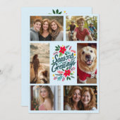 季節のごあいさつ手描きカスタム6 PHOTO シーズンカード (正面/裏面)