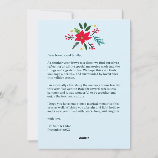 季節のごあいさつ手描きカスタム6 PHOTO シーズンカード