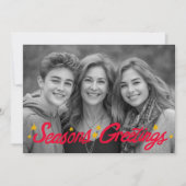 季節のごあいさつ手書きカスタムPHOTO シーズンカード (正面)