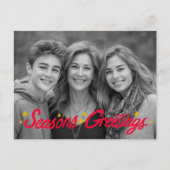 季節のごあいさつ手書きカスタムPHOTO シーズンポストカード (正面)