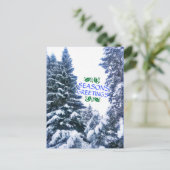 季節のごあいさつ木葉書 ポストカード (スタンド正面)