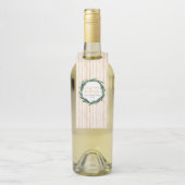 季節のごあいさつ水の色のストライプ休日 ボトルネックタグ (ボトル)