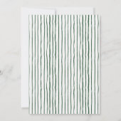 季節のごあいさつ水彩リースホリデーカード (裏面)