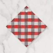 季節のごあいさつ水彩リースホリデーカード フェイバータグ (裏面)