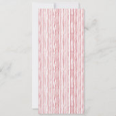 季節のごあいさつ水彩リース休日 招待状 (裏面)