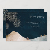 季節のごあいさつ花火ホリデーカード シーズンカード (正面/裏面)