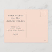 季節のごあいさつ赤面クリスマスライトハウス シーズンポストカード (裏面)