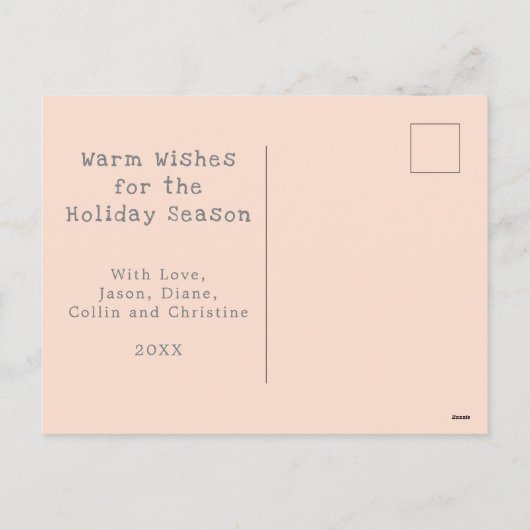 季節のごあいさつ赤面クリスマスライトハウス シーズンポストカード (裏面)