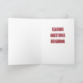 ***季節のごあいさつ近隣*** シーズンカード (内部)
