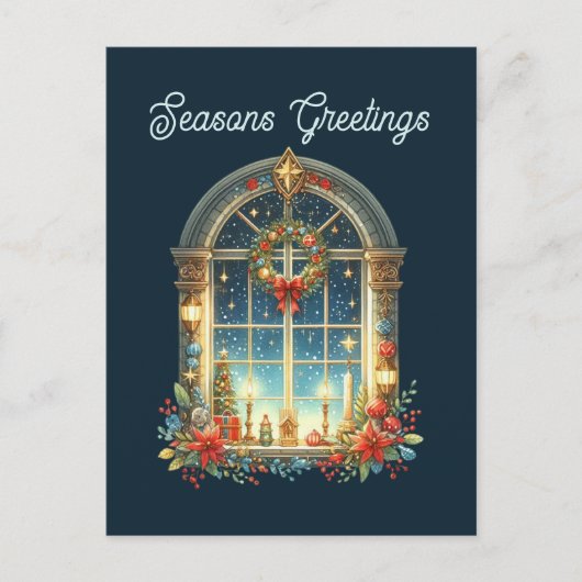 季節のごあいさつ追加メッセージ シーズンポストカード (正面)