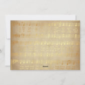 季節のごあいさつ金ゴールドホリーリースホリデーカード シーズンカード (裏面)