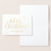 季節のごあいさつ金ゴールド会社フォイルカード 箔カード (ディスプレー)