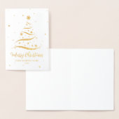 季節のごあいさつ金ゴールド会社フォイルカード 箔カード (ディスプレー)