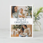 季節のごあいさつ2フォトホリデー シーズンカード (スタンド正面)