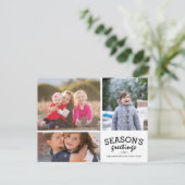 季節のごあいさつ3 Photo Collageはがき シーズンポストカード (スタンド正面)