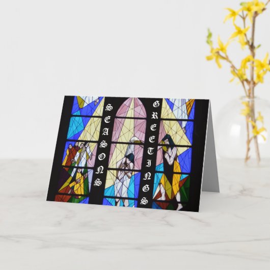 季節のごあいさつ カード (黄色い花)