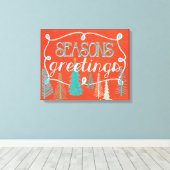 季節のごあいさつ キャンバスプリント (インサイチュ (ウッドフロア))