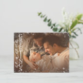 季節のごあいさつ |クリスマススノーフレーク2写真 シーズンカード (スタンド正面)