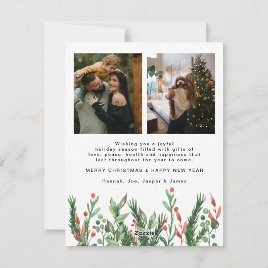 季節のごあいさつ シーズンカード (裏面)