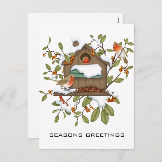 季節のごあいさつ シーズンポストカード (正面/裏面)