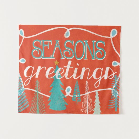 季節のごあいさつ タペストリー (正面(横))