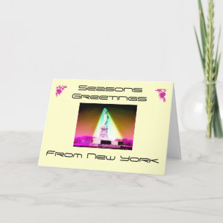 季節のごあいさつ、ニューヨークから。 シーズンカード