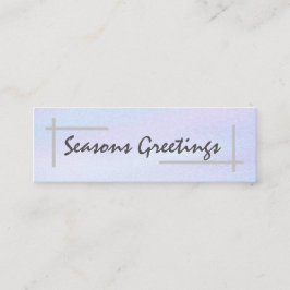 季節のごあいさつ/ハヌカー恵み スキニー名刺