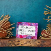 季節のごあいさつ フォトプラーク (側面)