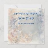 季節のごあいさつ、ミニマリストパーソナライズされた、 カード (裏面)