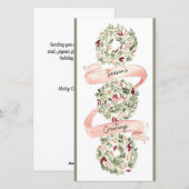 「季節のごあいさつ」 – 心のこもった挨拶 シーズンカード (正面/裏面)