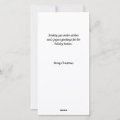 「季節のごあいさつ」 – 心のこもった挨拶 シーズンカード (裏面)