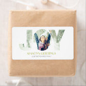 季節のごあいさつ（緑） ラベル (インサイチュ)