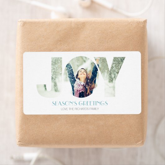 季節のごあいさつ（青） ラベル (インサイチュ)