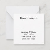 季節のご挨拶にぴったりなカード ノートカード (裏面)