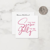 季節のご挨拶にぴったりなホリデーカード ノートカード (正面/裏面インサイチュ)