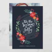 季節のご挨拶を楽しく | フォト ホリデー カード (正面/裏面)