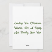 季節のご挨拶カード シーズンカード (裏面)