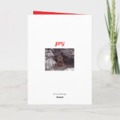 季節のご挨拶 ウィンターワンダーランド カード (裏面)